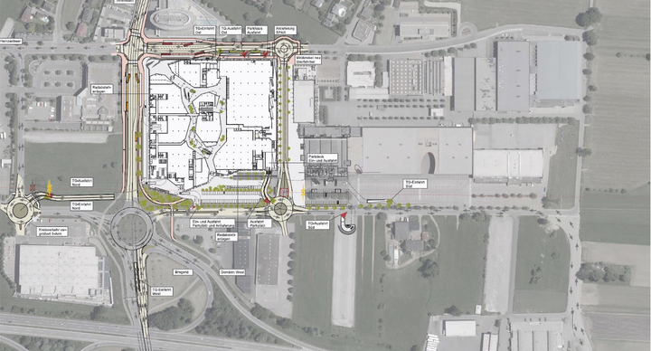 Die Baustelle Messepark startet